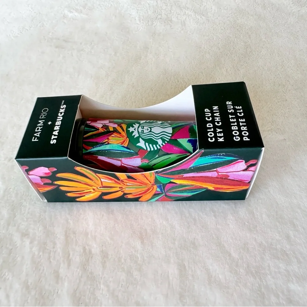 ✨HP✨ FARM Rio x Starbucks Cold Cup Key Chain Set